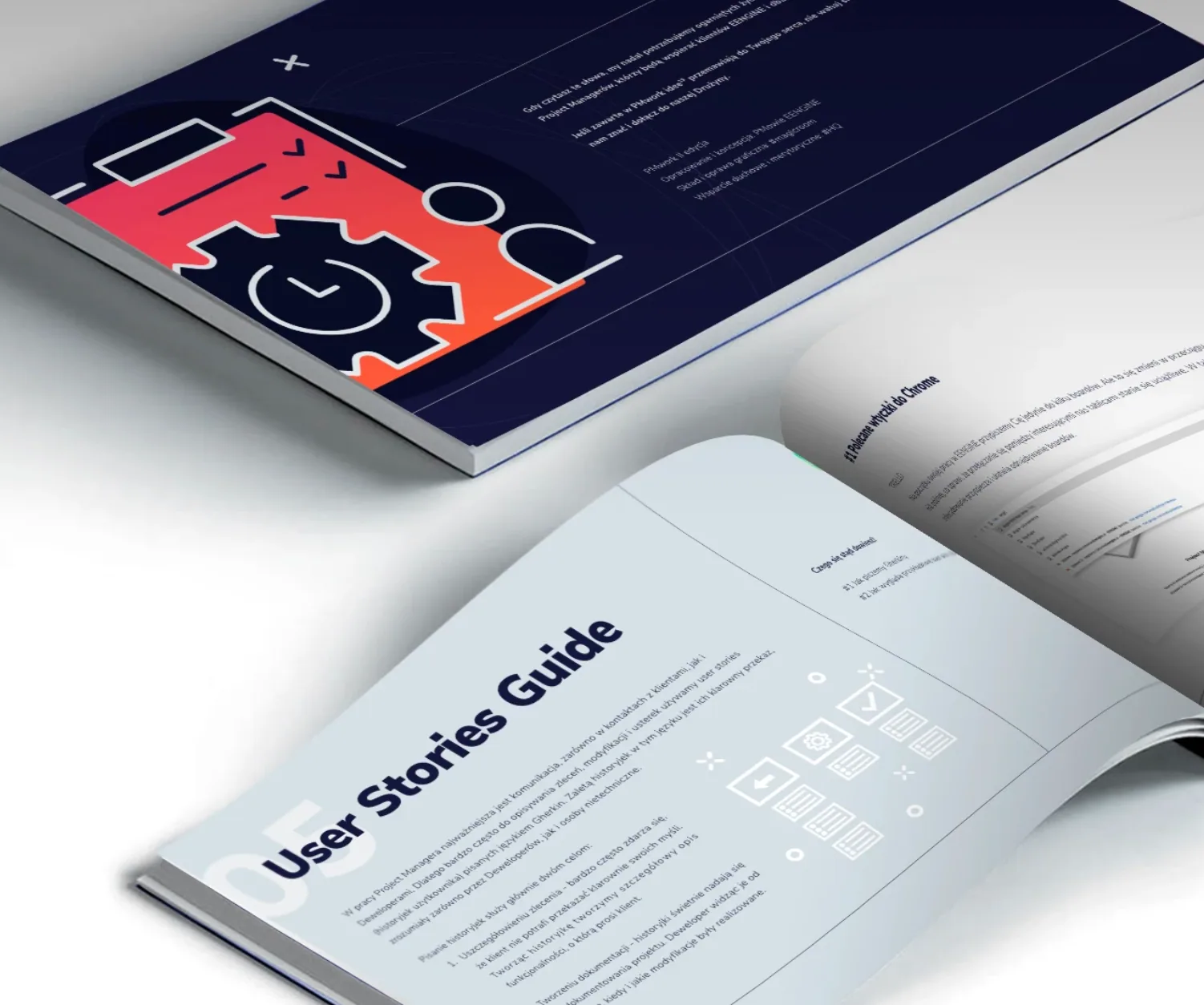 EENGINE PM Work handbook featuring the User Stories Guide