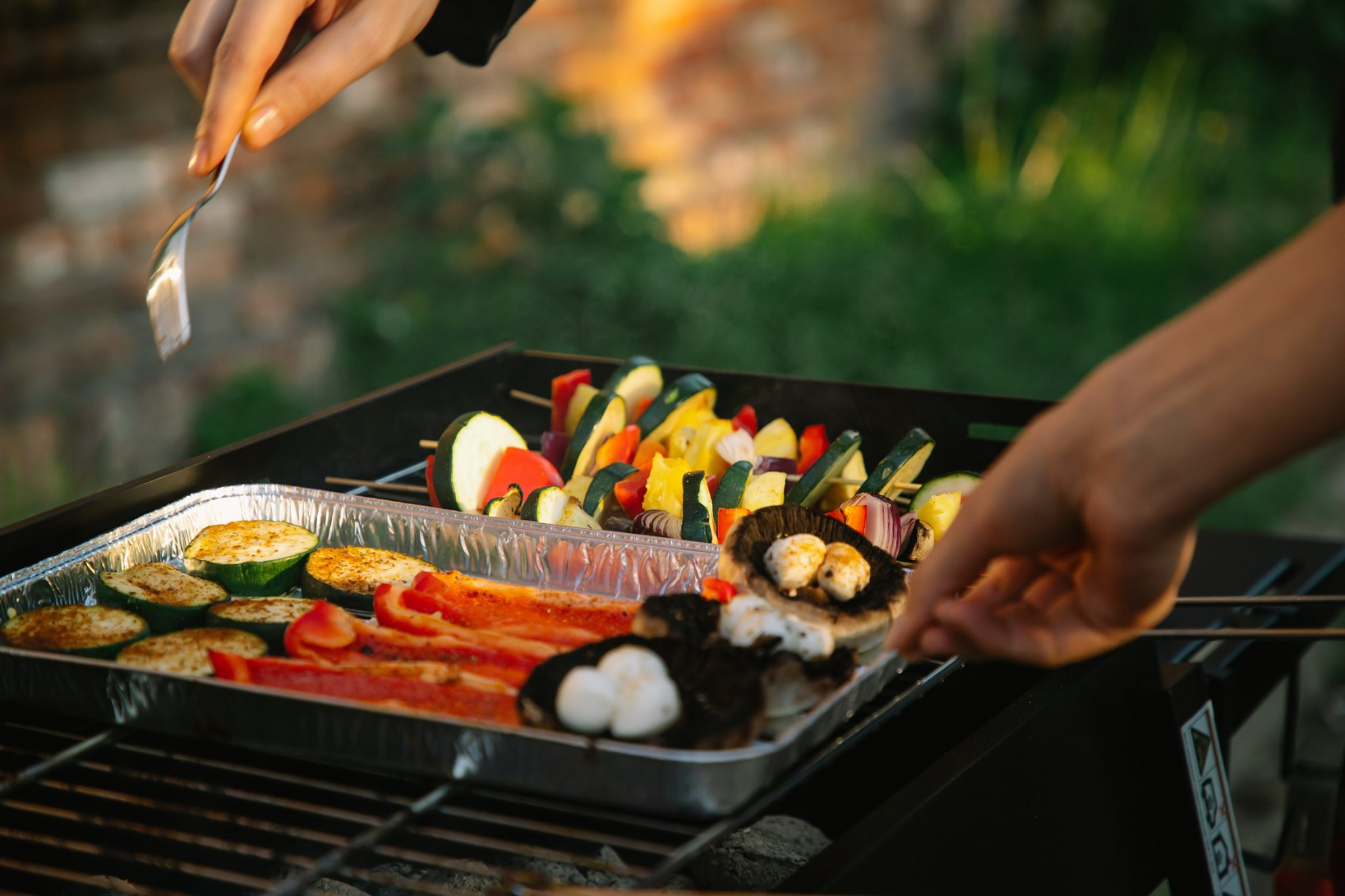 Grill podczas spotkania zespołu